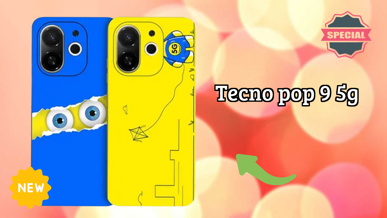 Tecno Pop 9 5G Display Analysis: 6.67 Inches (16.94 Cm) Screen